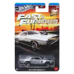 Stock Hot Wheels Diecast Car Model 26 New Alloy Fast Furious Silver Series Honda Civic Dodge Charger Mitsubishi Eclipse Gift