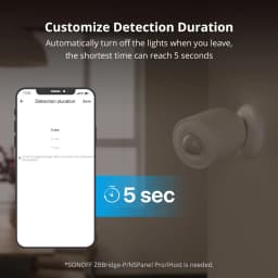 SONOFF SNZB-03P Zigbee Motion Sensor Light Detection Home Security Local Smart Scene Linkage via eWeLink APP Alexa Google