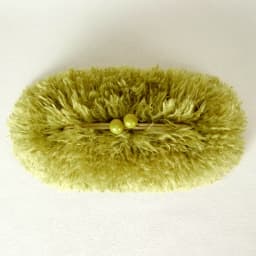 Women Kisslock Faux Fur Clutch Bag Winter Warm Fuzzy Pouch Frame Clasp Bag With Chain Crossbody Dark Grey Red Yellow