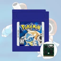 GB/GBC RTC Pokémon Blue/Crystal/Green/Gold/Red/Silver/Yellow Video Game Cartridge with Battery USA Version