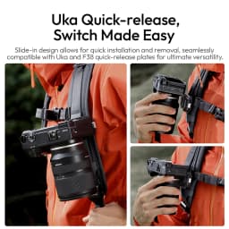 Ulanzi UKA07 Uka Quick-release Kit for Backpack Clip for Camera Compatible with F38 Top Plate