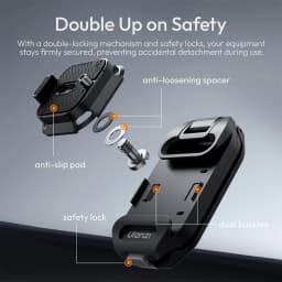 Ulanzi UKA07 Uka Quick-release Kit for Backpack Clip for Camera Compatible with F38 Top Plate