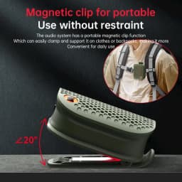 Monster M3 Portable High Fidelity Speaker Wireless Stereo Bass Music Subwoofer Portable Lavalier Speaker With Built-in Mic Speak