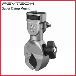 PGYTECH Super Clamp Mount 17mm to 37mm 1/4"screw Adapter For Bicycle/Vehicle Series Cycling Action Camera Smartphones