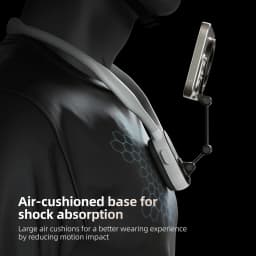 TELESIN Magnetic Neck Mount for Phones Neck Cell Phone POV Mount Phone Neck Holder Chest Stand Strap for iPhone Android Phones
