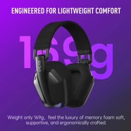 EKSA G19BT 2.4GHz Wireless Gaming Headphones Bluetooth 5.4 3.5mm Headset 30ms Latency 40mm 35H Playtime for PC PS5 Xbox Foldable