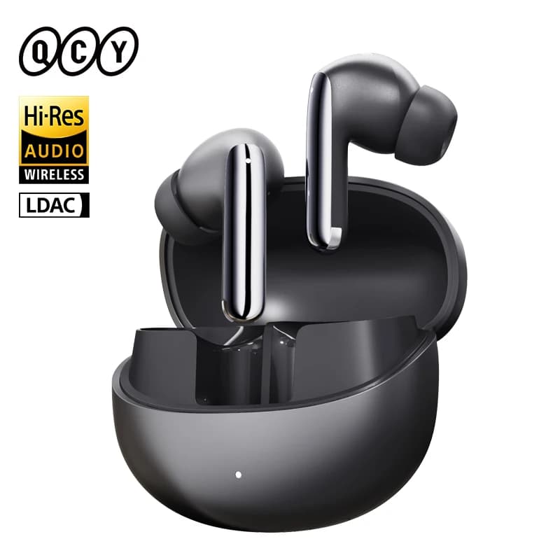 QCY MeloBuds Pro ANC Wireless Bluetooth Earphones 46dB Hybrid ANC Hi-Res LDAC Bluetooth 5.3 Earbuds 6 Mic 34H Playtime