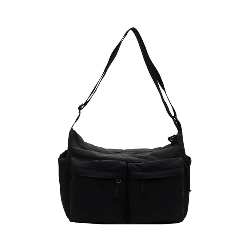 Leisure shoulder bag single shoulder bag large capacity computer bag multi pocket sports shoulder bag