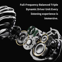 TRN SHELL Four-Unit Dynamic Driver Planar Hybrid Headphones Triple Dynamic + Planar Acoustic Architecture Headphones