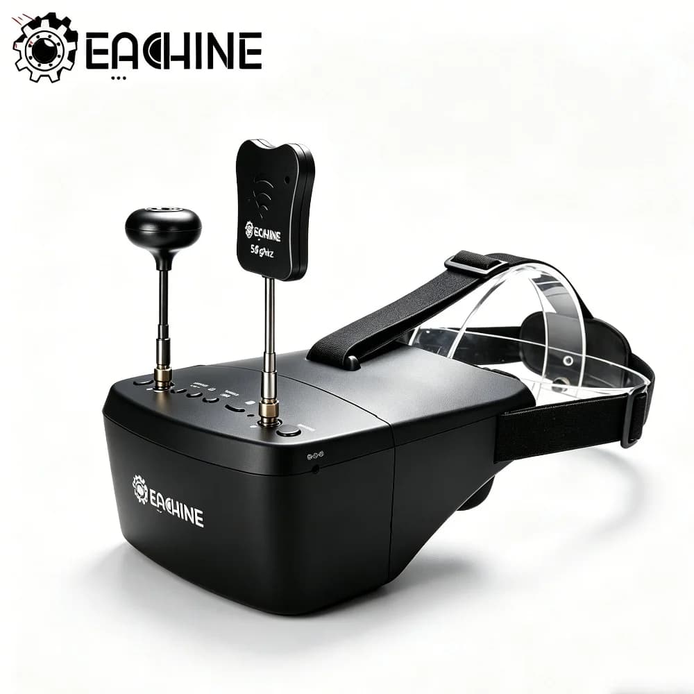 Eachine EV800D 5.8G 40CH 5 Inch 800*480 Video Headset HD DVR Diversity FPV Goggles