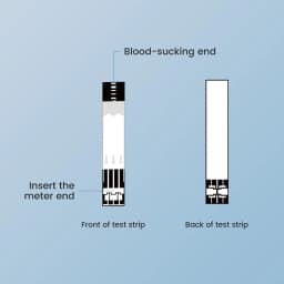 Sannuo Sinocare Blood Glucose Test Trips and Lancets for Safe AQ Pro Ⅰ 50/100/200/300/400pcs