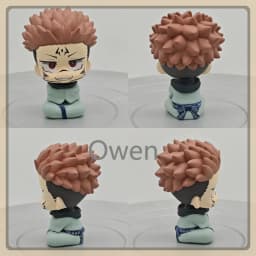 Gojo Fushiguro Sukuna Jujutsu Kaisen Sitting Pose Figure PVC Q Version Action Statue Desk Pal Gift Anime Collectible Model Toys