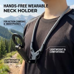 Magnetic Hanging Neck Stand for iPhone Wearable Mobile Phone Holder with Tripod Function Video Selfie Stick Suporte for Magsafe