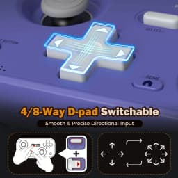 IINE Pocket Gamepad for Nintendo Switch 2/1 Steam Deck Phone Car Portable Retro Controller Hall Effect Joystick NS Version