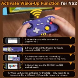 IINE Pocket Gamepad for Nintendo Switch 2/1 Steam Deck Phone Car Portable Retro Controller Hall Effect Joystick NS Version