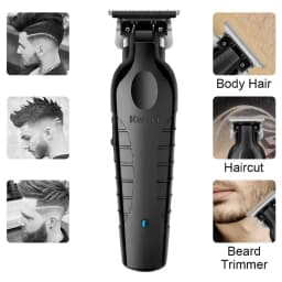 Kemei KM-2299 KM-2024 Professional Barber Cordless Electric Hair Clippers USB Rechargeable Hair Trimmers Hair Cutting Machine