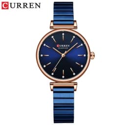 CURREN 9081 Advanced Elegant Women's Quartz Watch Waterproof Stainless Steel Strap Business Women's Watch Relojes De Mujer