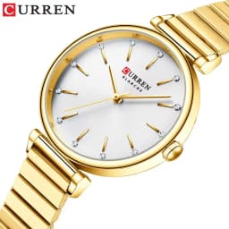CURREN 9081 Advanced Elegant Women's Quartz Watch Waterproof Stainless Steel Strap Business Women's Watch Relojes De Mujer