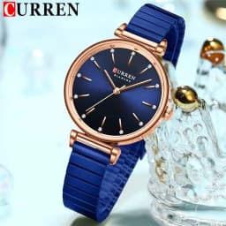 CURREN 9081 Advanced Elegant Women's Quartz Watch Waterproof Stainless Steel Strap Business Women's Watch Relojes De Mujer