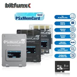 BitFunx PSxMemCard Gen2 SD2PSX Memory Card For PS1/PS2 SD Card Reader Card Adapter For PS One Game Console Save Data Game Card