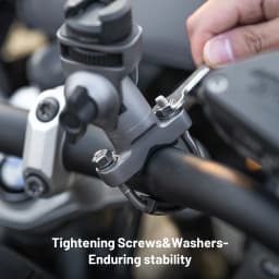 PGYTECH U-Bolt Mount For 12.7 to 33mm Tubes For Bicycle/Vehicle Series Cycling Action Camera Smartphones
