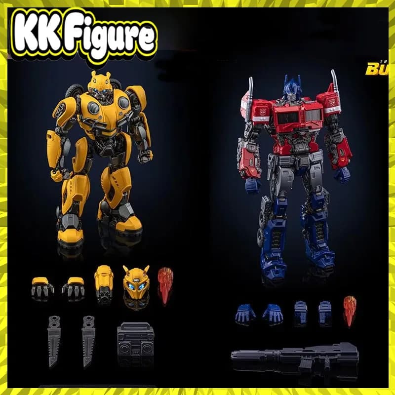 Original Blokees Champion Class Movie 6 Transformers Bumblebee Movie Optimus Prime Bumblebee Assembled Action Figure Model Kit