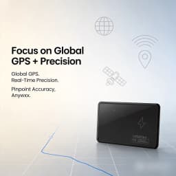 Wallet Tracker Card Wireless Charging Tracking Location Gps Locator Smart Tag For Iphone Apple Device Find My Airtag GPS Locator