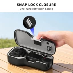 BRDRC Carrying Case for DJI Pocket 4P Camera Storage Box Protective Case ABS Hard Shell Lens & Screen Guard Accessories