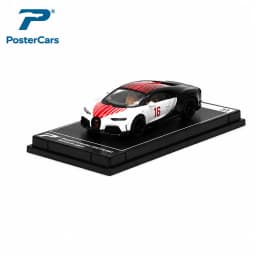 Postercars 1:64 Super Sport Racing Rally Toy Car Model Hypercar League Diecast Vehicle Miniature Free Wheels Display Collection