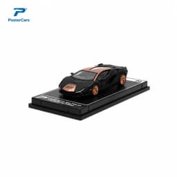 Postercars 1:64 Super Sport Racing Rally Toy Car Model Hypercar League Diecast Vehicle Miniature Free Wheels Display Collection