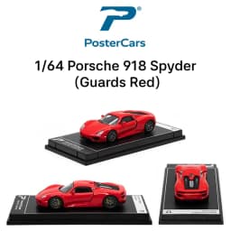 Postercars 1:64 Super Sport Racing Rally Toy Car Model Hypercar League Diecast Vehicle Miniature Free Wheels Display Collection