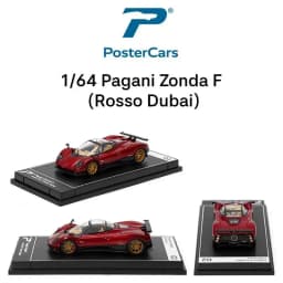 Postercars 1:64 Super Sport Racing Rally Toy Car Model Hypercar League Diecast Vehicle Miniature Free Wheels Display Collection