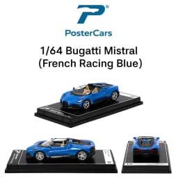 Postercars 1:64 Super Sport Racing Rally Toy Car Model Hypercar League Diecast Vehicle Miniature Free Wheels Display Collection