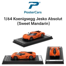 Postercars 1:64 Super Sport Racing Rally Toy Car Model Hypercar League Diecast Vehicle Miniature Free Wheels Display Collection