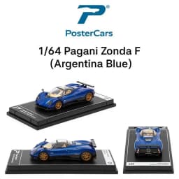 Postercars 1:64 Super Sport Racing Rally Toy Car Model Hypercar League Diecast Vehicle Miniature Free Wheels Display Collection