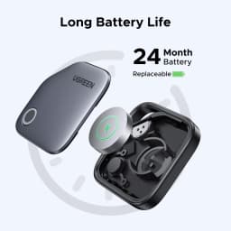 UGREEN Smart Tag Bluetooth Tracker, Keys Finder Item Locator SmartTag Up to 2 Year Battery For iPhone Apple Find My (only IOS)