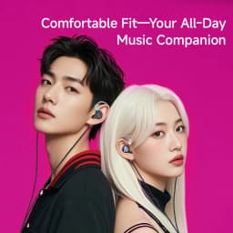 CVJ Vivian In-Ear Monitor Earphones 10mm Dynamic Driver Wired Earbuds HiFi Quality 3.5mm Plug 0.78MM Detachable With Mic Cable