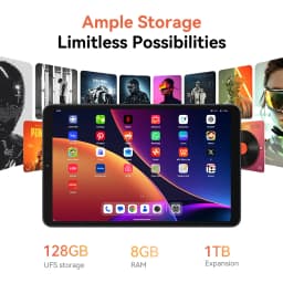 ALLDOCUBE iPlay 80 mini Pro Tablet 8.4'' 90Hz UNISOC T7300 16GB( 8GB+8GB Virtual) RAM 128GB ROM Android 16 6050mAh 4G LTE Tablet