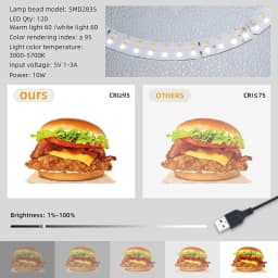 Lightdow Photo Studio Light Box Kit 12"x12"(30x30x30cm) with 120pcs LEDs 6 Backdrops for Photography Portable Dimmable Versatile