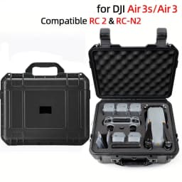 For DJI Air 3/AIR 3 S Portable Suitcase Hard Case Explosion-proof Carrying Box for DJI RC 2/RC N2/RC N3 Controller Accessories