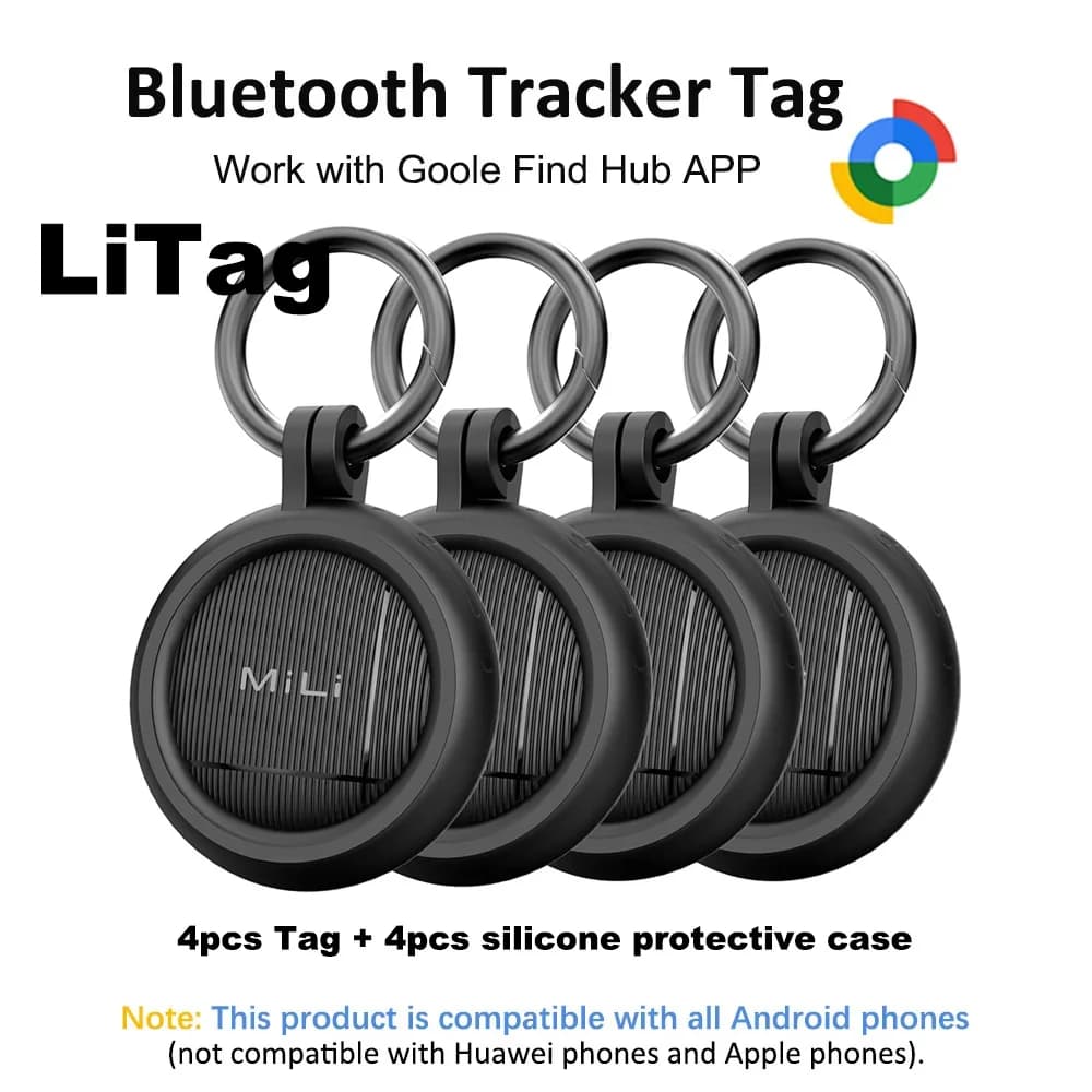 Smart Bluetooth Tags Compatible with Google Find Hub App Android (only) Item Locator Tracker Tags for Suitcases/Luggages