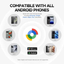 Smart Bluetooth Tags Compatible with Google Find Hub App Android (only) Item Locator Tracker Tags for Suitcases/Luggages