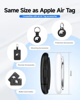 Smart Bluetooth Tags Compatible with Google Find Hub App Android (only) Item Locator Tracker Tags for Suitcases/Luggages