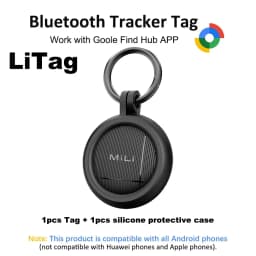 Smart Bluetooth Tags Compatible with Google Find Hub App Android (only) Item Locator Tracker Tags for Suitcases/Luggages