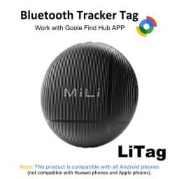 Smart Bluetooth Tags Compatible with Google Find Hub App Android (only) Item Locator Tracker Tags for Suitcases/Luggages