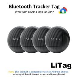 Smart Bluetooth Tags Compatible with Google Find Hub App Android (only) Item Locator Tracker Tags for Suitcases/Luggages