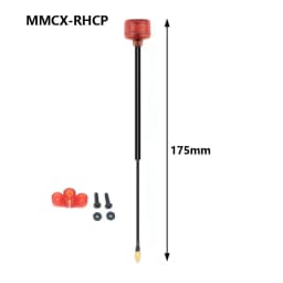 RUSHFPV Cherry FPV Antenna/VTX Antenna | 5.8G LHCP/RHCP | Long Range For Racing Drone | for SMA/MMCX/UFL Connector Adapter
