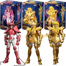 BLOKEES Original Saint Seiya Gemini Shaka Shun PISCES Aphrodite Andromeda CHAMPION CLASS Action Figure Assembly Model Toys Gift