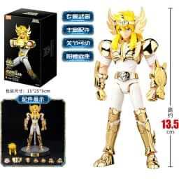 BLOKEES Original Saint Seiya Gemini Shaka Shun PISCES Aphrodite Andromeda CHAMPION CLASS Action Figure Assembly Model Toys Gift
