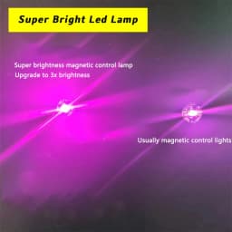 5Pcs Magnetic Control Led Lamp Wireless Light Super Bright Ultra Bright for Diy Model Making Plus Light with Batteries